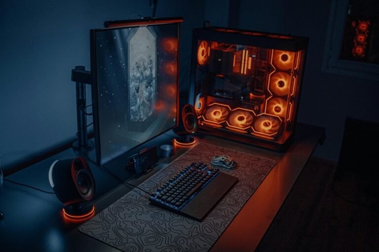 gaming desk size selection
