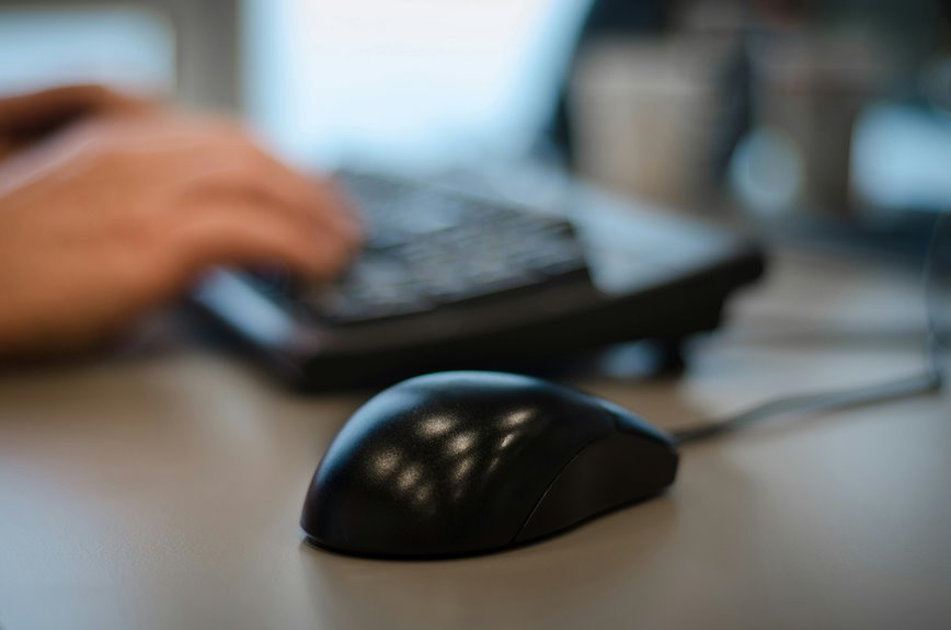 keyboard mouse comfort setup