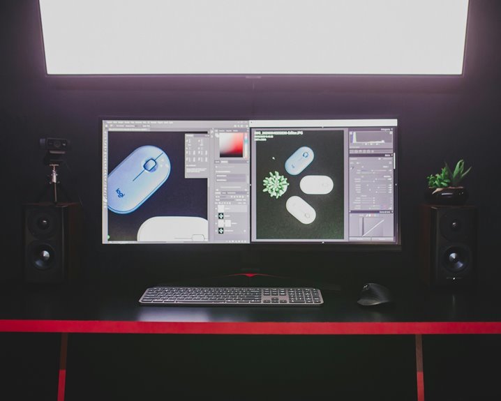 monitor viewing angle alignment