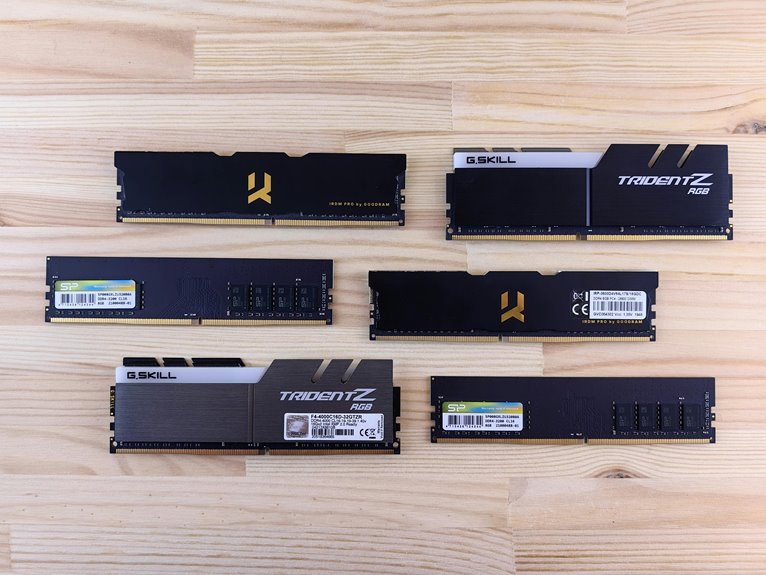 ram speed capacity performance comparison